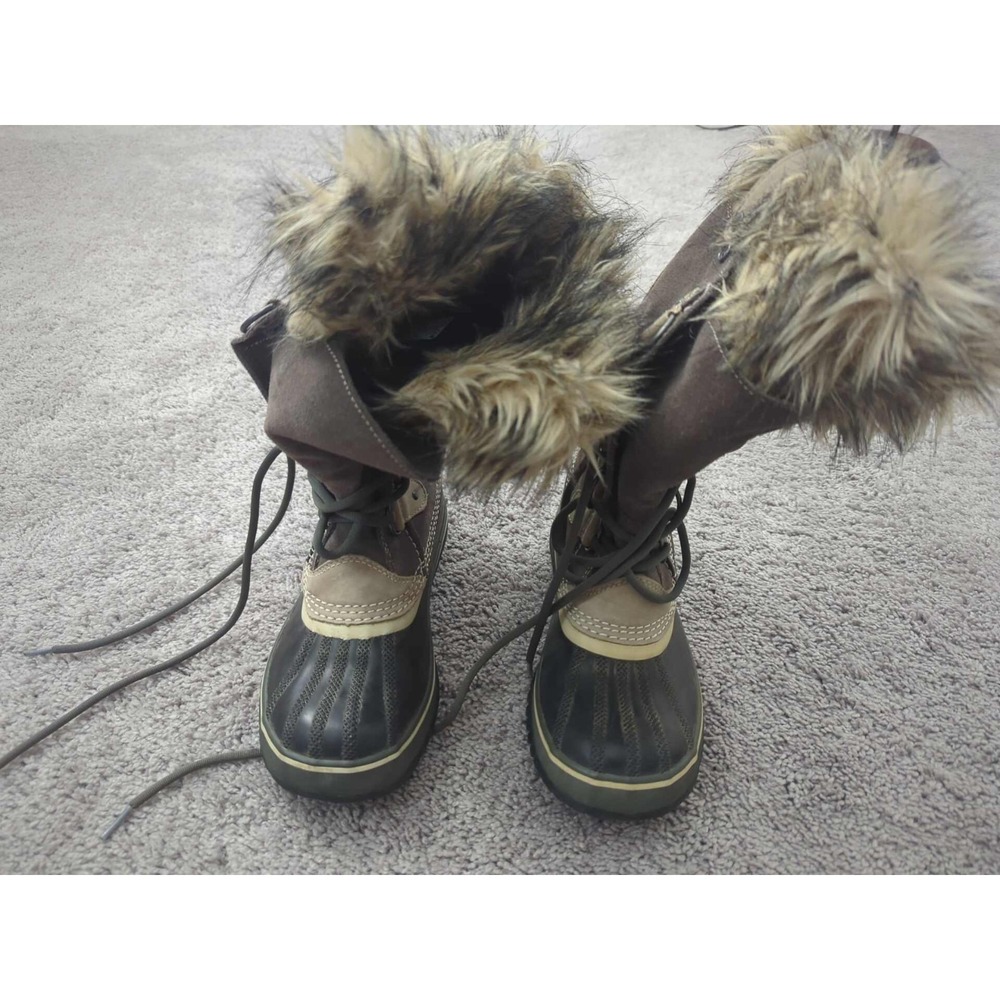 Sorel Shoes Womens 7 US‎ Brown Joan of Arctic Winter Boots Waterproof